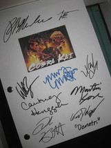 Cobra Kai All Valley Signed TV Script Screenplay X9 Autographs Ralph Macchio Wil - £15.94 GBP