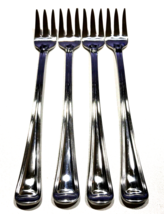 GORHAM MONET Stainless Glossy SET OF 4 Seafood COCKTAIL FORKS 5 1/2&quot; - £11.64 GBP
