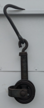 Vintage Rolling Meat Hook with Pulley Chicago St. John 108A - £41.13 GBP
