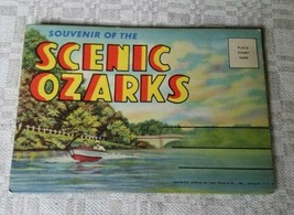 Color Foldout Postcard Souvenir of the Scenic Ozarks Missouri 1953 Curt Teich - $8.32