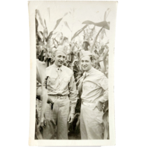 1942 WW2 Real Photograph Unknown Military Soldiers Corn Field Army F10A - $458.27 MXN