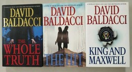 Lot of 5 HB David Baldacci King and Maxwell Hells Corner Total Control The Hit - £22.57 GBP