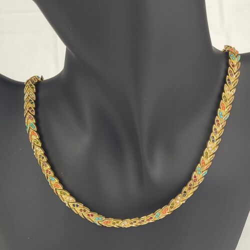 Dorlan Buried Treasure Choker Necklace With 1.5 In. Extension Rare Hard To Find  - $158.94