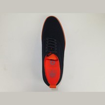 Men Comfort Casual Knit Fabric Wingtip Lace Sneaker Shoes #FRESHORT Navy Blue image 7