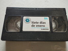 Siete dias de Januar juan ANTONIO Bardem - VHS Kassette Tape sin La Packung - $179.11 MXN