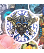 50 PCS Norse Viking Sticker Pack, Viking Runes stickers, Viking Helmet s... - $11.85