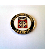 82nd Airborne Division Veteran (1&quot;) US Army Military Hat Pin 15525 Free ... - $10.98