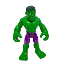 2010 Marvel Hasbro Hulk Imaginext Playskool Action Figure Super Hero Squad Toy - £6.67 GBP