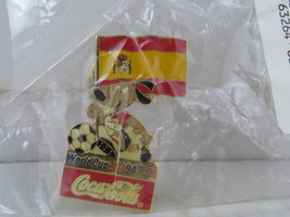 Spain Soccer Pin - 1994 World Cup Coke Promo Pin - New in Package - £11.99 GBP