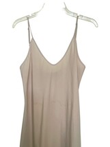Preen Thornton Bregazzi Slip Dress Beige Size S Adjustable Straps image 3