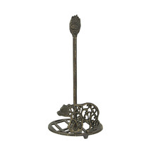 Cast Iron Bear Paper Towel Holder Countertop Mountain Cabin Theme Kitche... - £20.22 GBP