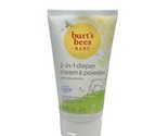 Burts Bees Baby Daily 2 in 1 Cream &amp; Powder Talc-Free Diaper Rash Cream ... - £23.69 GBP