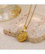 Star Pendant Necklace For Women in 304 Stainless Steel with 18K Real Gol... - $18.01