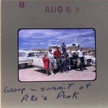35mm Slide Pike’s Peak Summit Colorado 1963 Plane In Background - £9.84 GBP