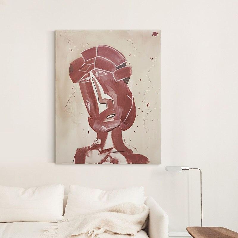 Picasso Abstract Figures Face Hand Painted Wall Art Canvas Oil Painting Decorati