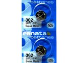 Renata 362 SR721SW Batteries - 1.55V Silver Oxide 362 Watch Battery (10 ... - £3.16 GBP+