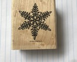 Stampin Up Intricate Lace Snowflake Rubber Stamps Retired 1999 - $10.84