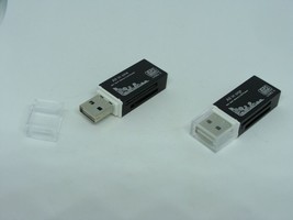 Pack of 2 USB Multi Memory Card Reader Writer Micro SD SDHC TF M2 MMC Hi... - $11.91