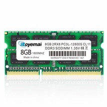 8Gb Ddr3L-1600 Sodimm Pc3L-12800S 2Rx8 204Pin 1.35V / 1.5V Cl11 Ram Memory Modul - £18.79 GBP