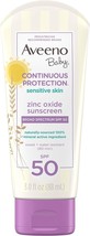 Aveeno Baby Continuous Protection Zinc Oxide Mineral Sunscreen Lotion fo... - $24.99