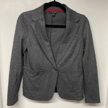 Banana Republic Gray Wool Unstructured Blazer Jacket Size 2P Petite Career - £23.44 GBP