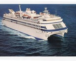 Radisson Diamond Mediterranean Cruise Advertising Postcard 1994 - $17.80