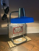 Vintage Bud Light Register Table Sign Lamp Mancave Budweiser Anheuser Busch - £47.47 GBP