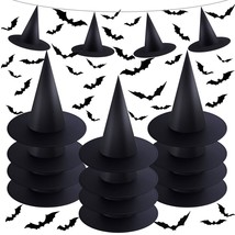 12 Pcs Halloween Costume Witch Hat, Costume &amp; Cosplay Witch Hat Decorati... - $24.99
