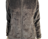 Free Country Heather Black Butter Pile Fleece Full Zip Jacket Size PM, NWT - $699.64 MXN