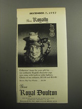 1957 Royal Doulton Rip Van Winkle Character Jug Ad - Give Royally - £14.60 GBP