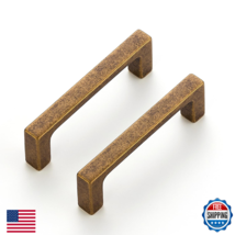 Ravinte 20 Pack 3 Inch Square Cabinet Handles Antique Brass Drawer Pulls... - $74.02