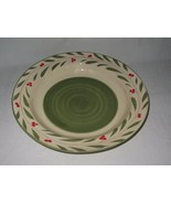 Crate &amp; Barrel Large Vintage Winterberry Serving Bowl Made Italy Round 15&quot; - £23.45 GBP