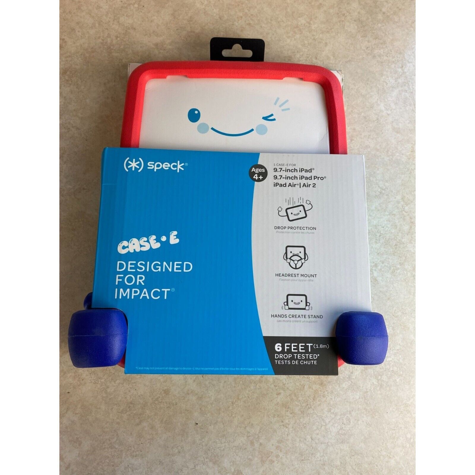 Speck Kids Case-E Fits 9'7" ipad - 9'7" ipad Pro -  ipad Air 'Air 2 - $11.87