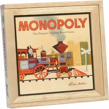 NEW Sealed Hasbro 2001 MONOPOLY Nostalgia wood box Edition - £62.31 GBP