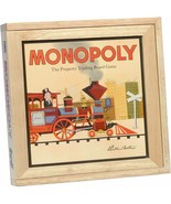 NEW Sealed Hasbro 2001 MONOPOLY Nostalgia wood box Edition - £62.12 GBP