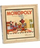 NEW Sealed Hasbro 2001 MONOPOLY Nostalgia wood box Edition - $79.19