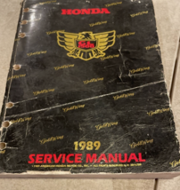1989 Honda GL1500 Goldwing Service Shop Repair Manual Worn OEM - £39.95 GBP