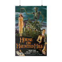 House On Haunted Hill 1959 Movie Vintage Matte Poster Retro Art Print Cl... - $21.99+