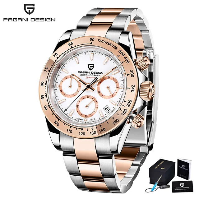 2023 New PAGANI DESIGN Mens    Business Watch For Men Stainless Steel Waterproof - £216.30 GBP