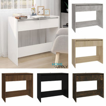 Modern Wooden Narrow Hallway Entryway Console Table With 2 Storage Drawers Wood - £48.42 GBP+