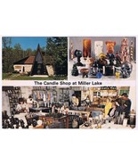 Postcard Candle Shop At Miller Lake Bruce Peninsula Ontario - £3.88 GBP