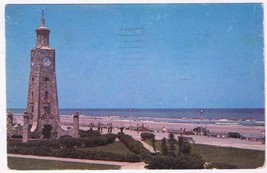 Florida Postcard Daytona Beach Clock Tower Ocean Front Park - £2.21 GBP