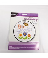 Bucilla Bee Yourself Stamped Embroidery Kit Stamped Fabric - £13.23 GBP