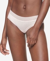 Calvin Klein Womens Striped Waist Hipster Underwear,Precious Pink Size X... - $18.72