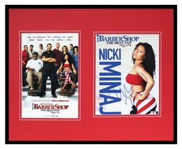 Nicki Minaj Signed Framed 16x20 Photo Poster Set Barbershop the Next Cut - $346.49