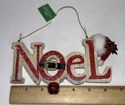 Kurt Adler NOEL Christmas Ornament - NEW! - £7.38 GBP