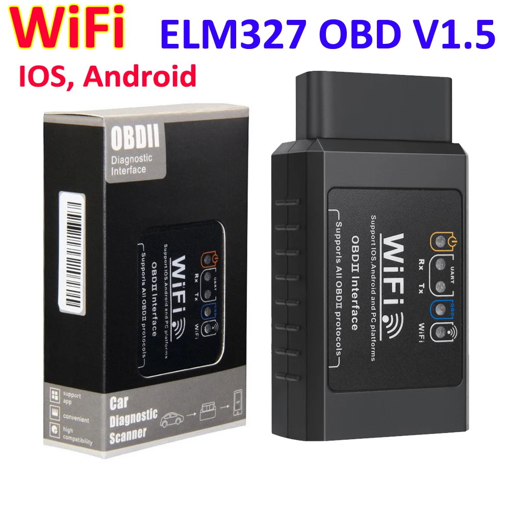 Bluetooth ELM327 V1.5 Auto OBD Scanner Code Reader Tool Car Diagnostic Tool Supe - $64.20