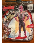 Avengers Age Of Ultron VISION Child&#39;s Halloween Costume Medium 8-10 Pre-... - $17.99