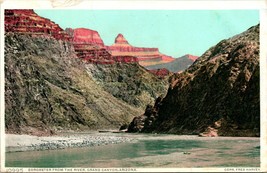 Vtg Fred Harvey Postcard 1910 Grand Canyon Arizona Zoroaster From The River M12 - £5.49 GBP