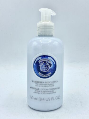 The Body Shop BLUEBERRY Body Lotion 8.4fl oz/250 ml DISCONTINUED RARE HTF New - $39.99